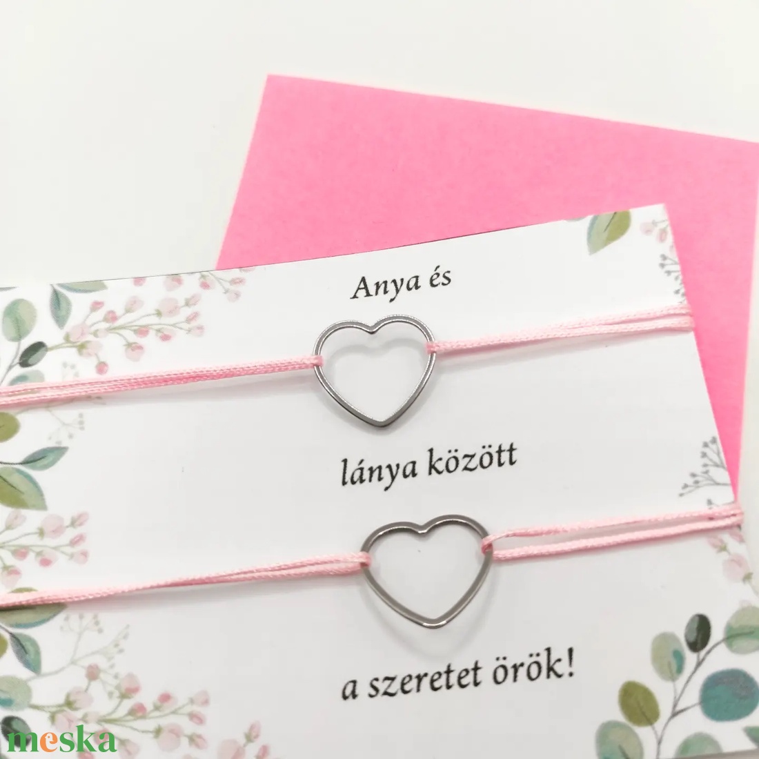 Anya lánya páros nemesacél karkötő - ékszer - karkötő - karkötő medállal - Meska.hu Anya lánya páros nemesacél karkötő - ékszer - karkötő - karkötő medállal - Meska.hu