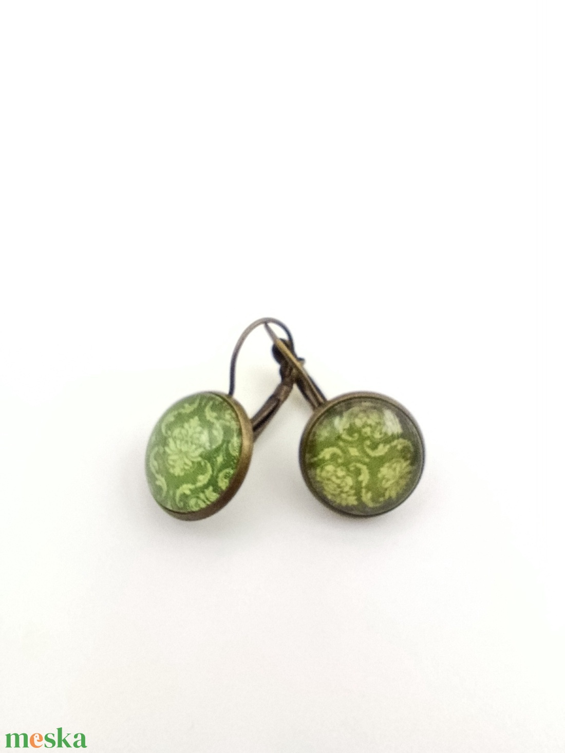 Francia kapcsos fülbevaló  - ékszer - fülbevaló - csillár fülbevaló - Meska.hu