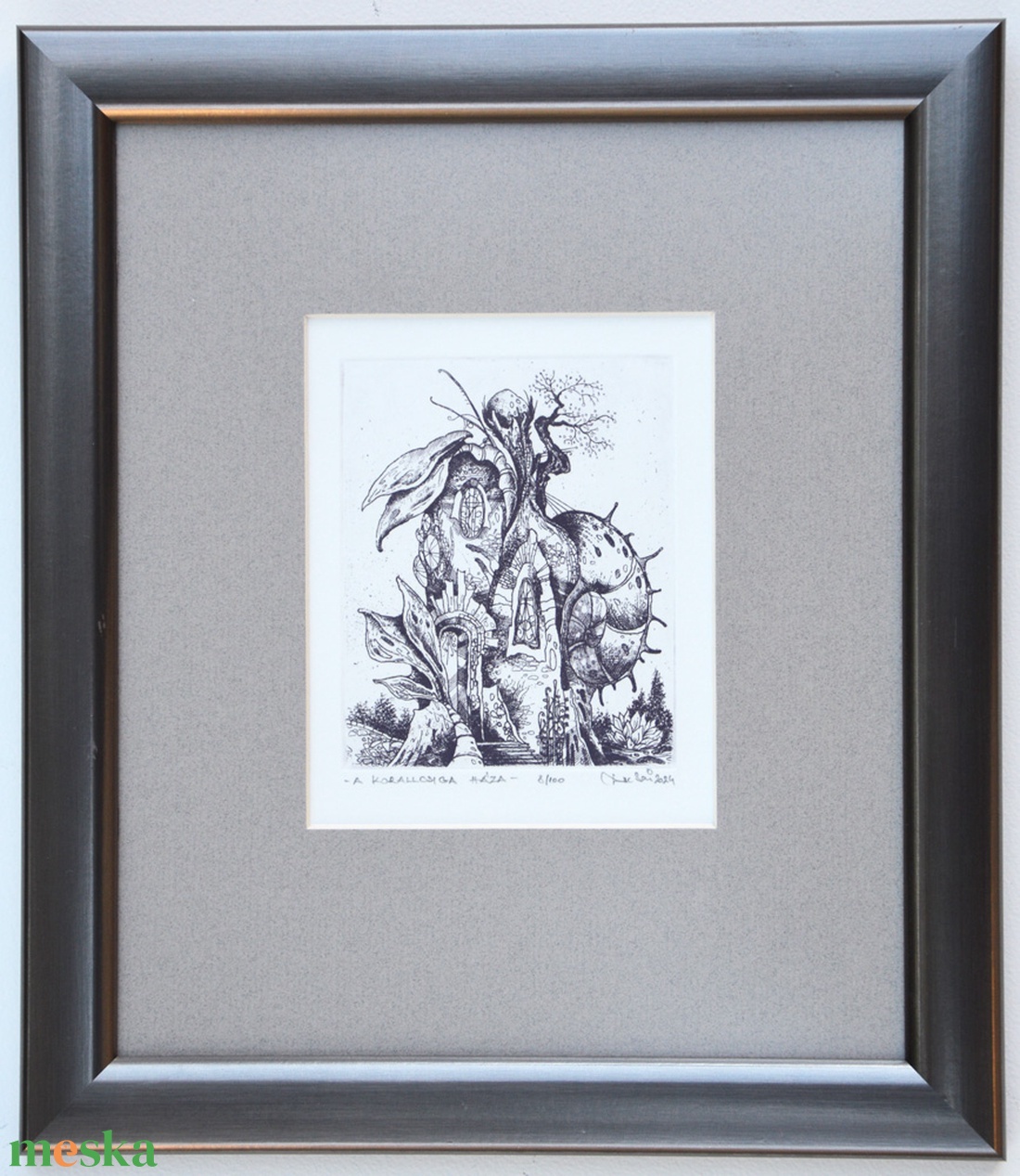 A korallcsiga háza - művészet - grafika & illusztráció - művészi nyomat - Meska.hu A korallcsiga háza - művészet - grafika & illusztráció - művészi nyomat - Meska.hu
