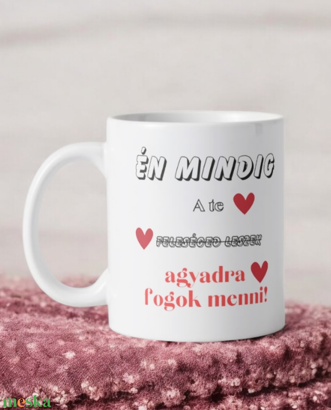 Vicces valentinnapi bögre - otthon & életmód - konyhafelszerelés, tálalás - tálalás - bögre & csésze - Meska.hu