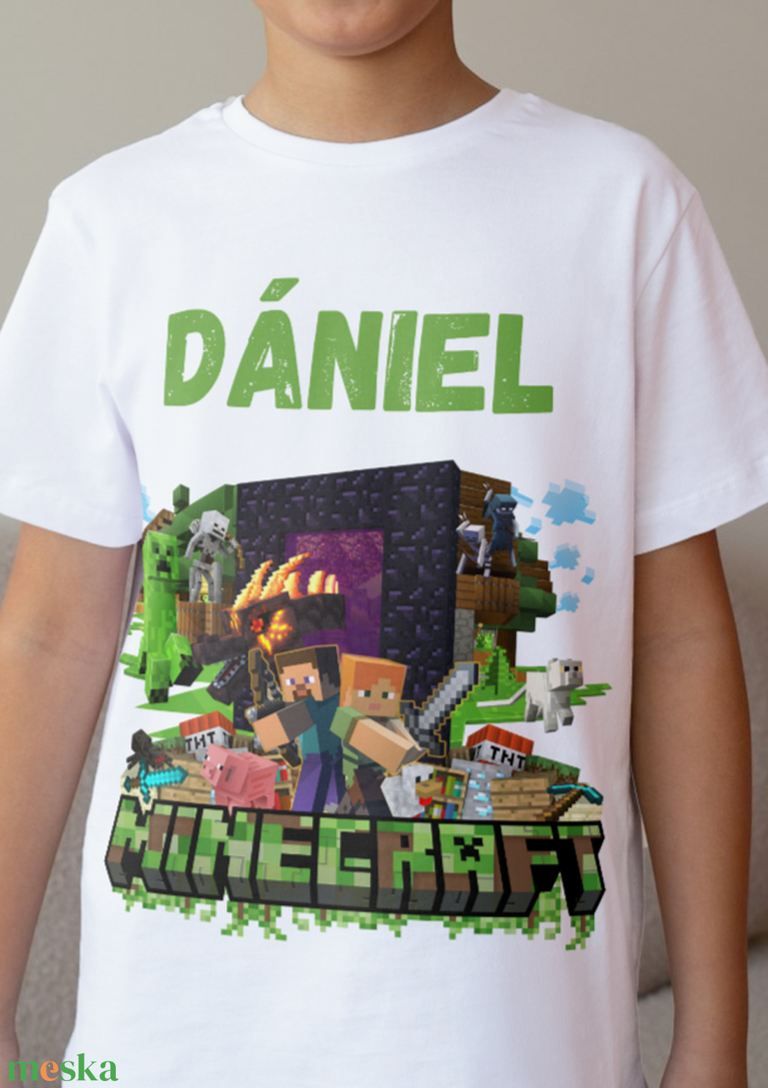 Minecraft póló névvel - ruha & divat - babaruha & gyerekruha - póló - Meska.hu Minecraft póló névvel - ruha & divat - babaruha & gyerekruha - póló - Meska.hu