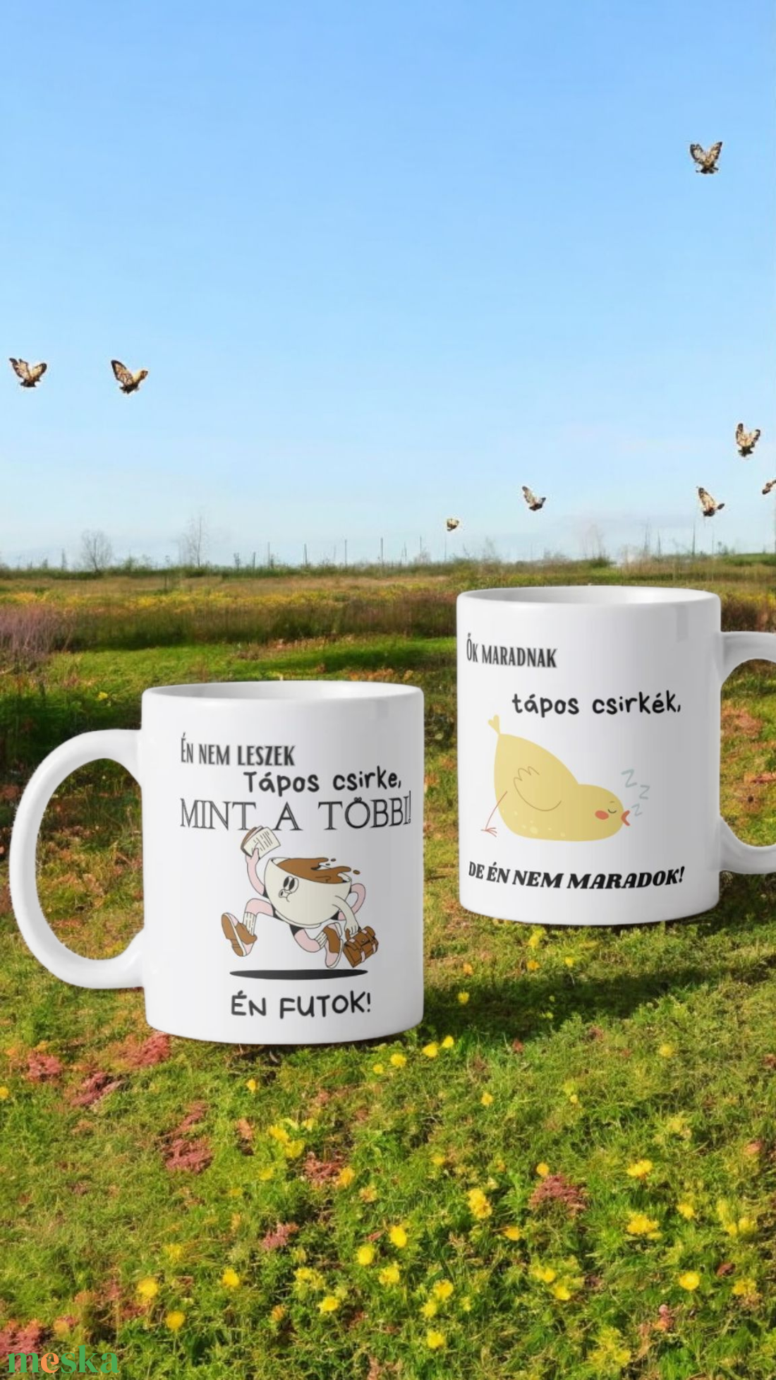 Tápos csirke bögre - otthon & életmód - konyhafelszerelés, tálalás - tálalás - bögre & csésze - Meska.hu
