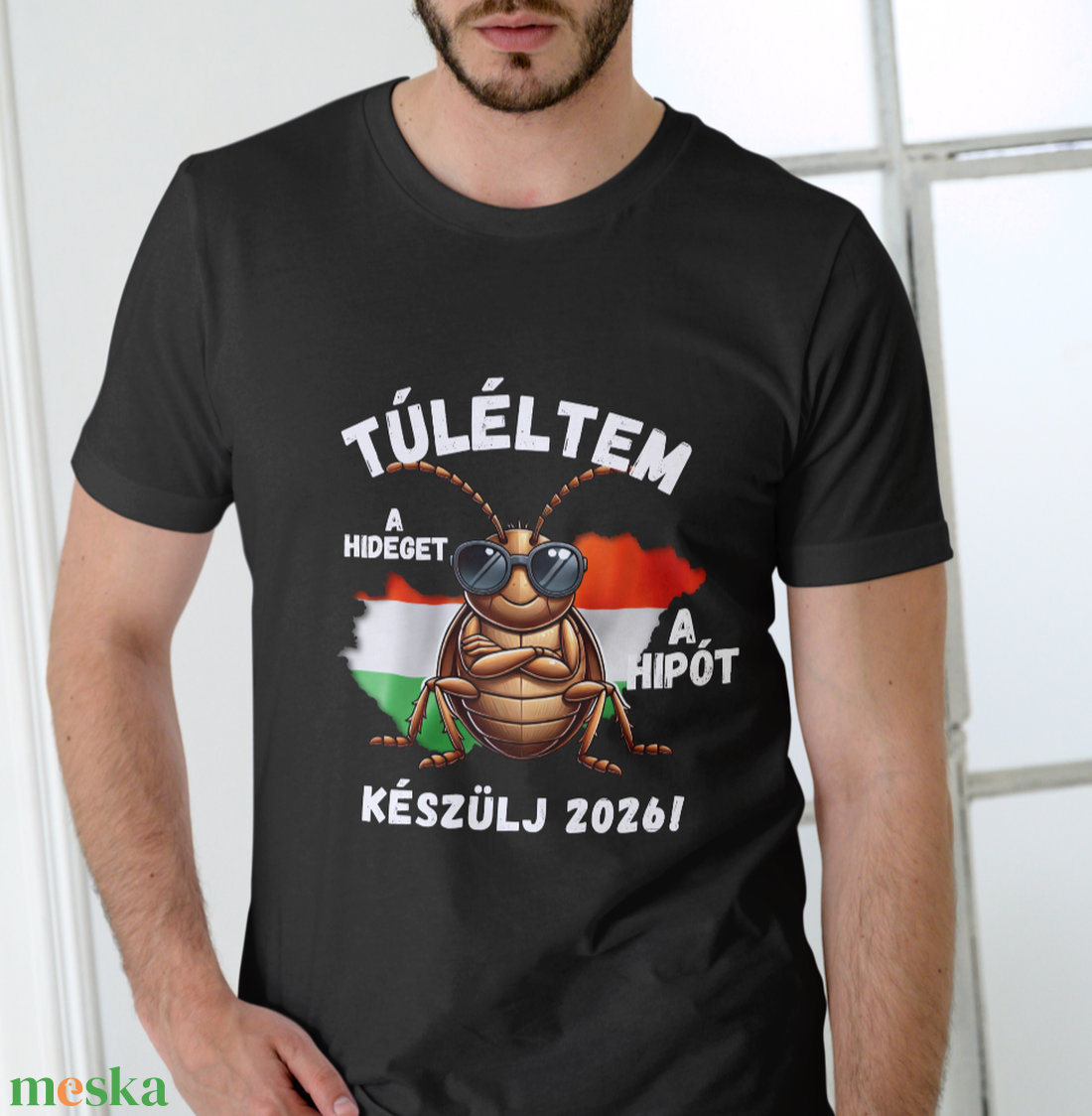 Poloska túléltem póló férfi - ruha & divat - férfi ruha - póló - Meska.hu Poloska túléltem póló férfi - ruha & divat - férfi ruha - póló - Meska.hu