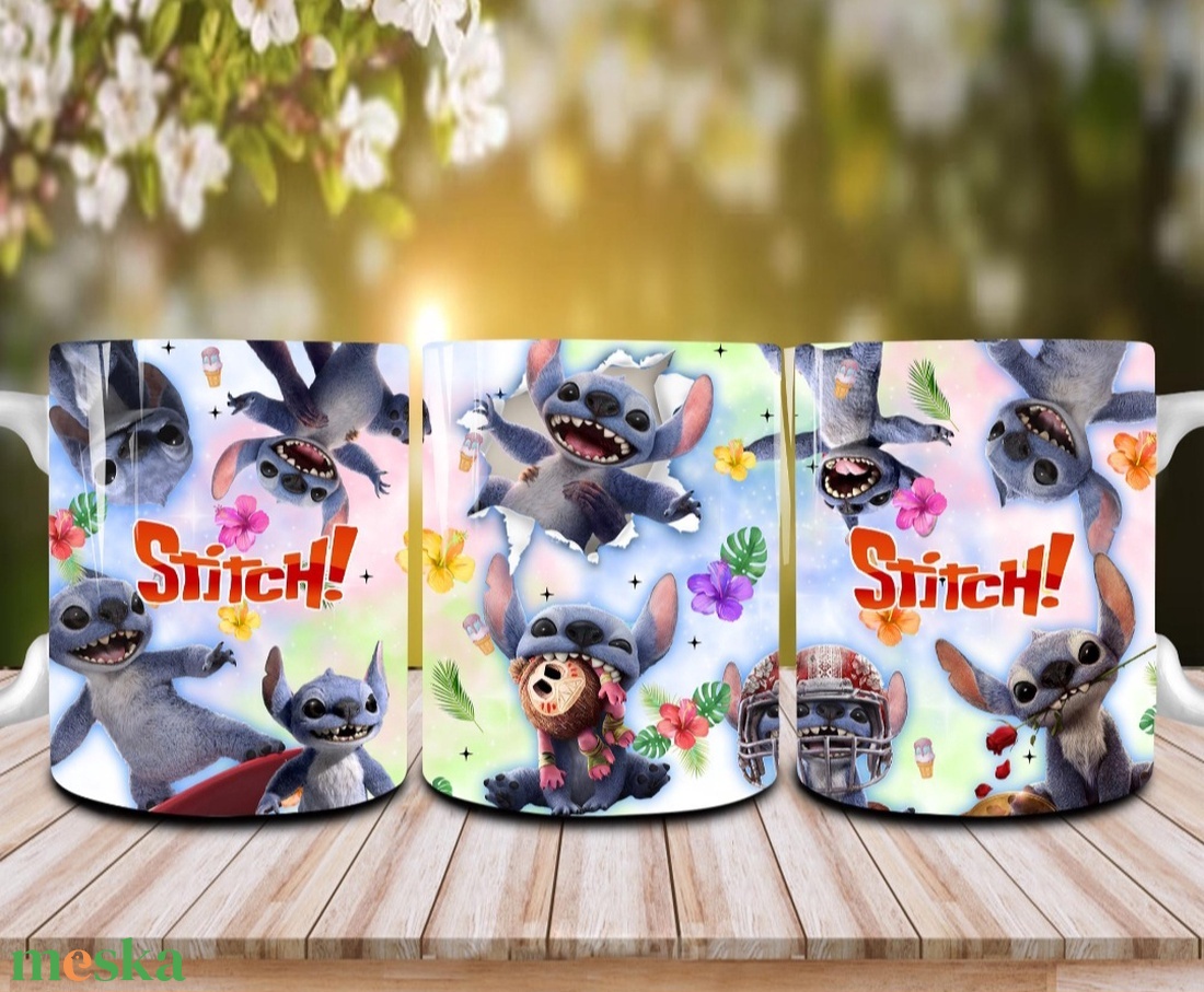 Stitch bögre - otthon & életmód - konyhafelszerelés, tálalás - tálalás - bögre & csésze - Meska.hu