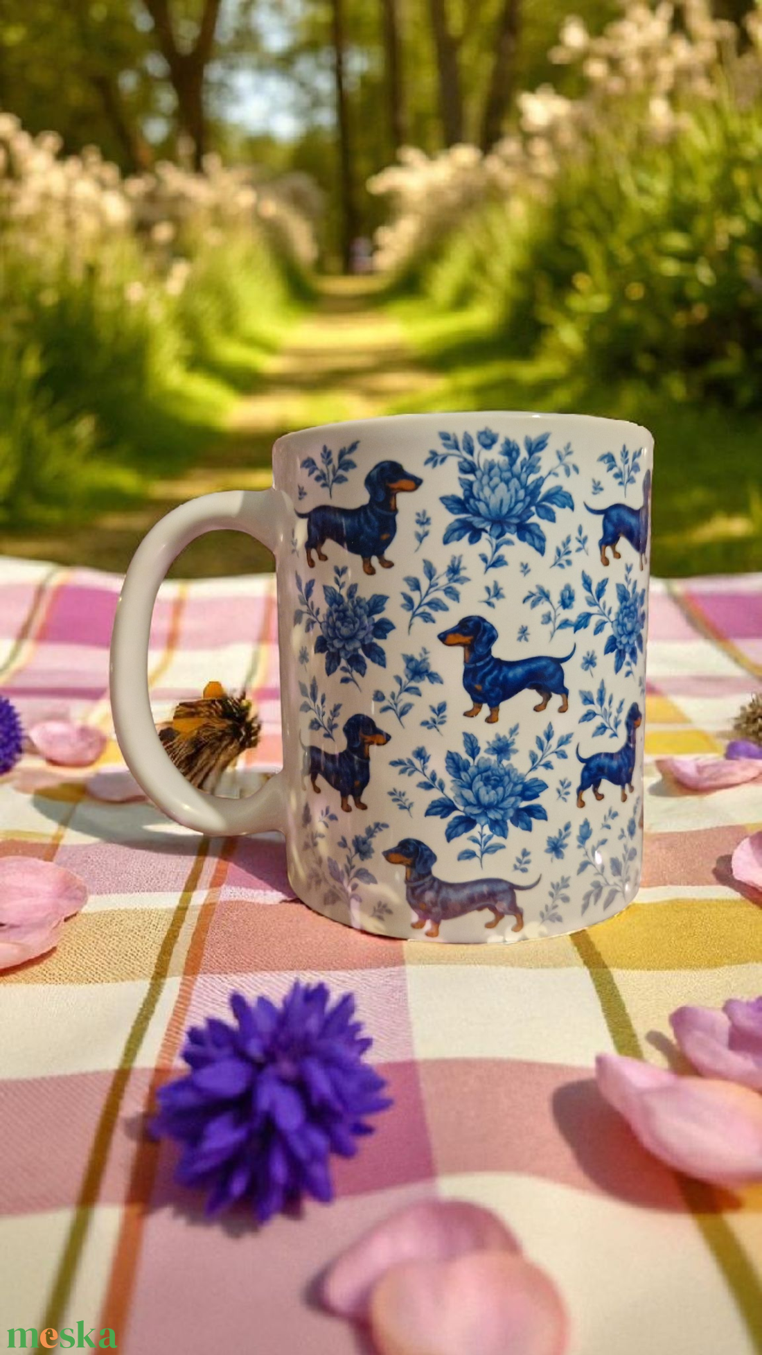Tacskós bögre blue toile - otthon & életmód - konyhafelszerelés, tálalás - tálalás - bögre & csésze - Meska.hu Tacskós bögre blue toile - otthon & életmód - konyhafelszerelés, tálalás - tálalás - bögre & csésze - Meska.hu