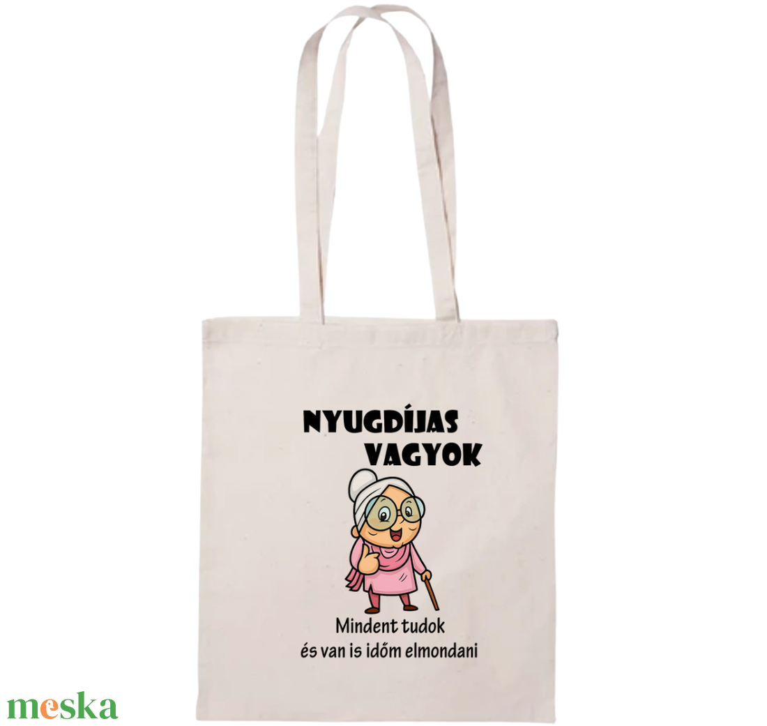 Vicces nyugdíjas vászontáska - táska & tok - bevásárlás & shopper táska - shopper, textiltáska, szatyor - Meska.hu Vicces nyugdíjas vászontáska - táska & tok - bevásárlás & shopper táska - shopper, textiltáska, szatyor - Meska.hu