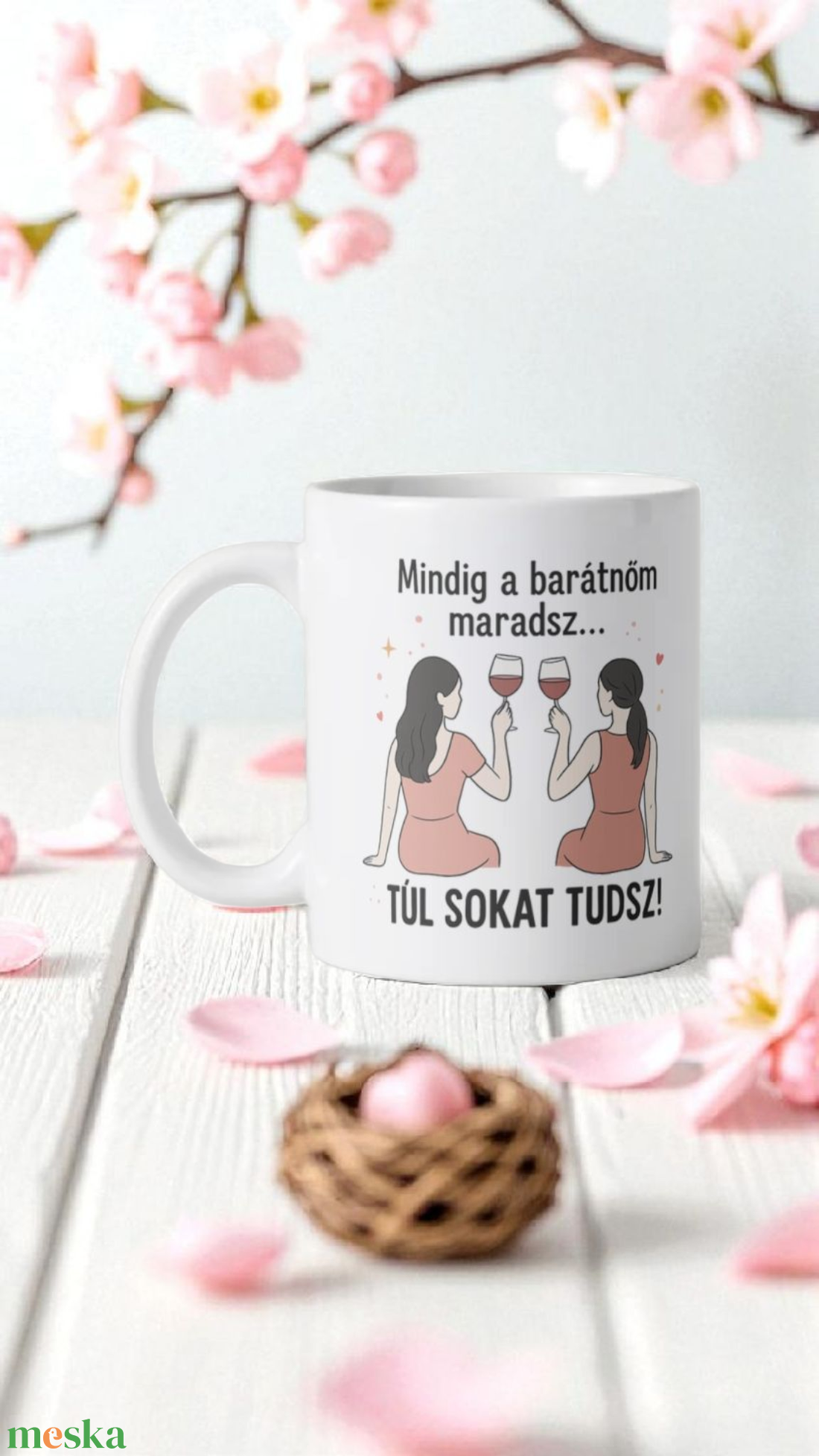 Bögre barátnős mintával - otthon & életmód - konyhafelszerelés, tálalás - tálalás - bögre & csésze - Meska.hu Bögre barátnős mintával - otthon & életmód - konyhafelszerelés, tálalás - tálalás - bögre & csésze - Meska.hu