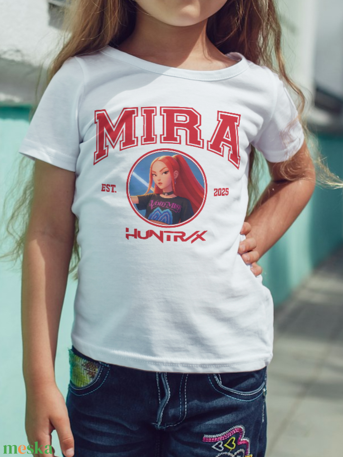 Huntrix K-POP démonvadászok gyerek polo - ruha & divat - babaruha & gyerekruha - póló - Meska.hu