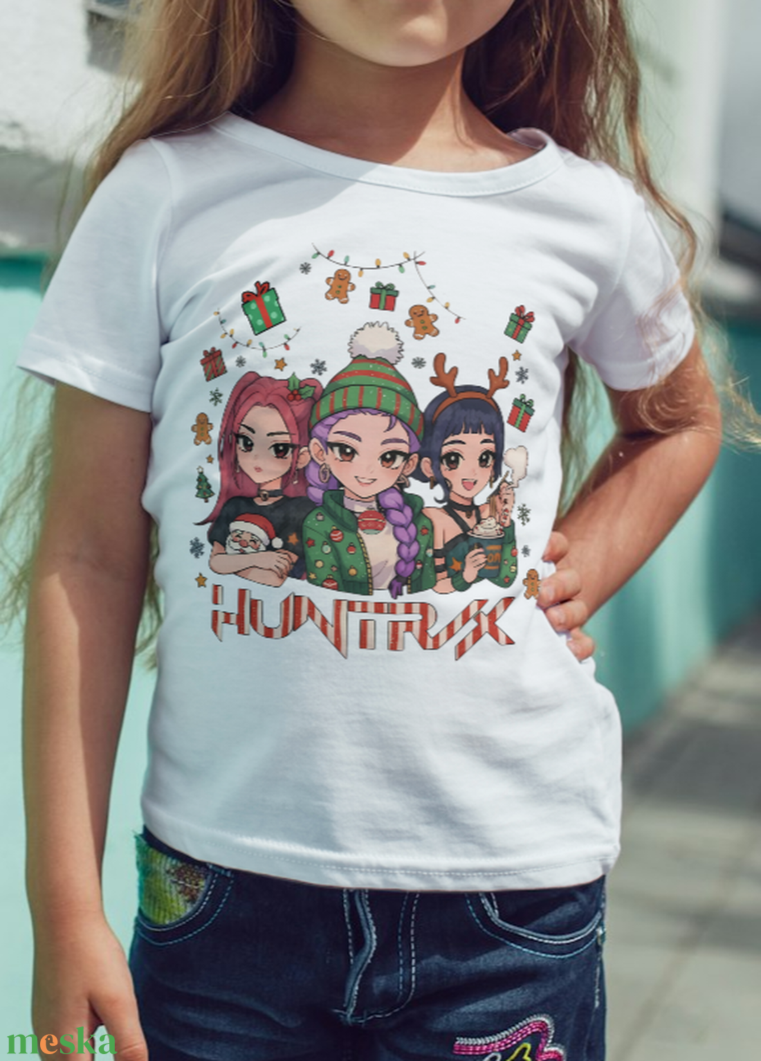 Huntrix K-POP démonvadászok gyerek polo - ruha & divat - babaruha & gyerekruha - póló - Meska.hu