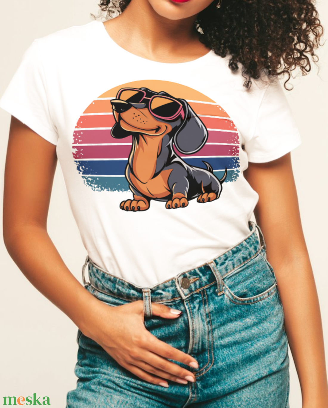 Tacskós póló női - ruha & divat - női ruha - póló, felső - Meska.hu