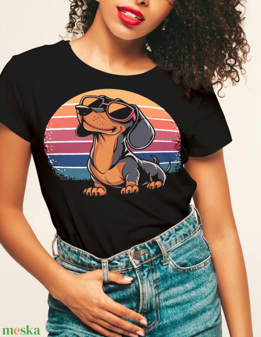 Tacskós póló női - ruha & divat - női ruha - póló, felső - Meska.hu