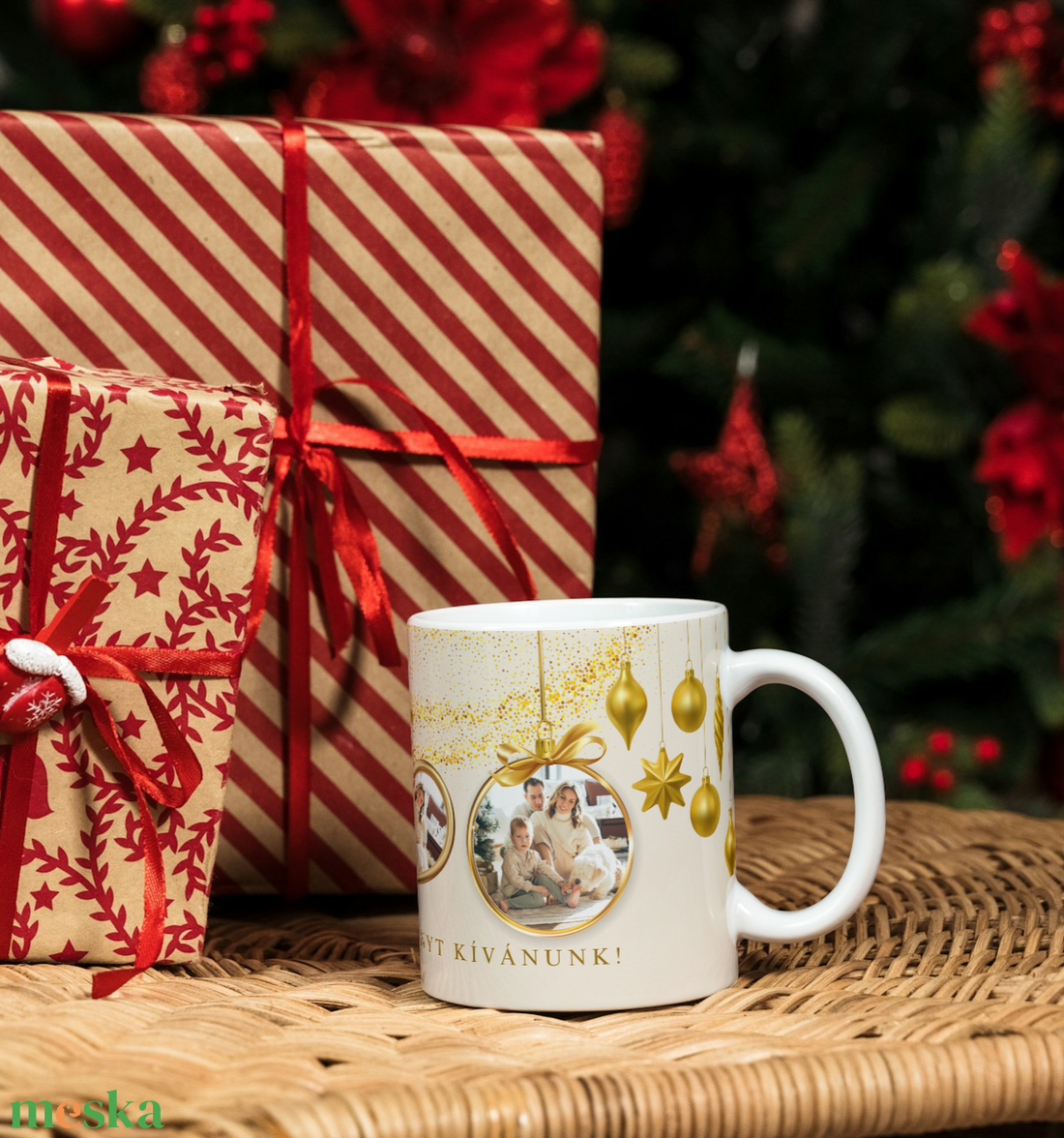 Egyedi képes karácsonyi bögre - otthon & életmód - konyhafelszerelés, tálalás - tálalás - bögre & csésze - Meska.hu