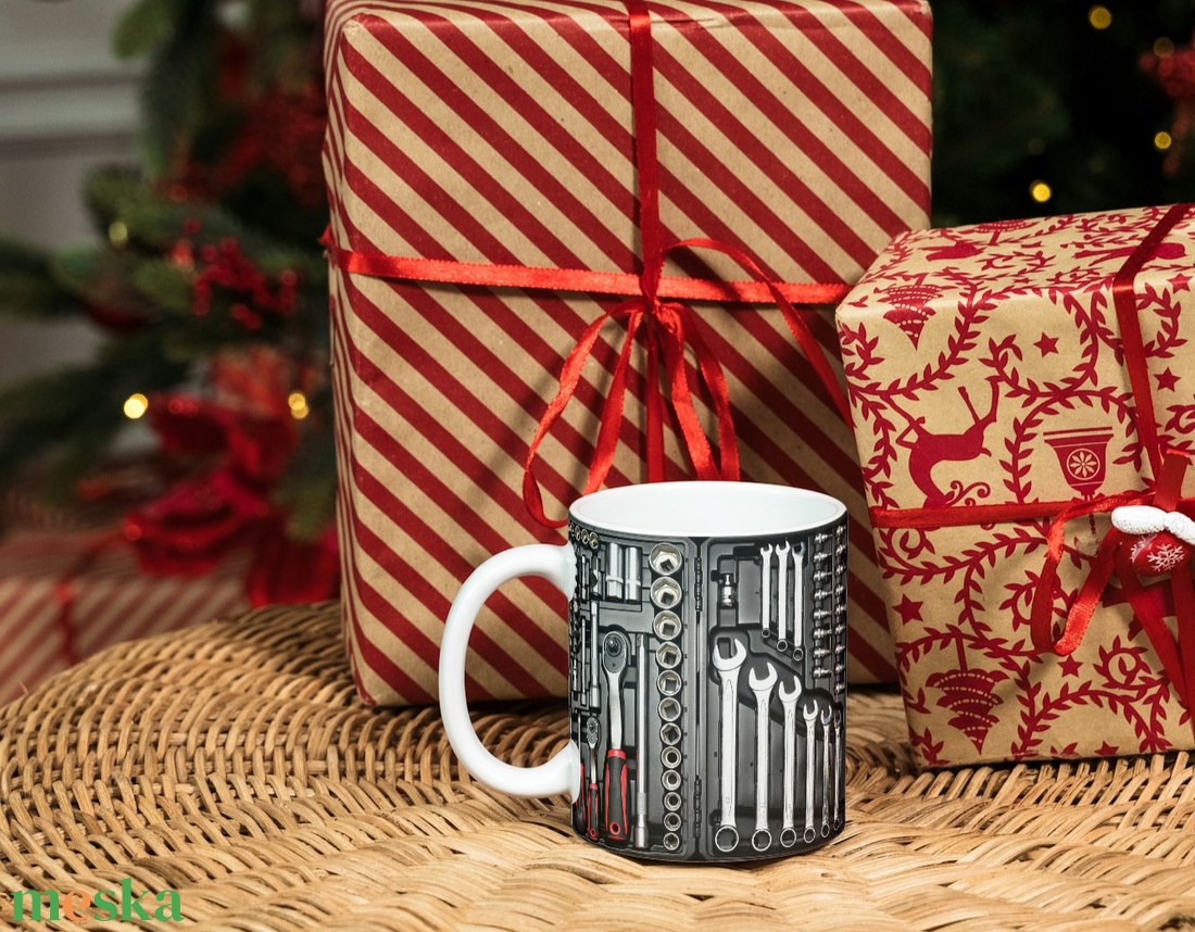 Szerszámos bögre - otthon & életmód - konyhafelszerelés, tálalás - tálalás - bögre & csésze - Meska.hu