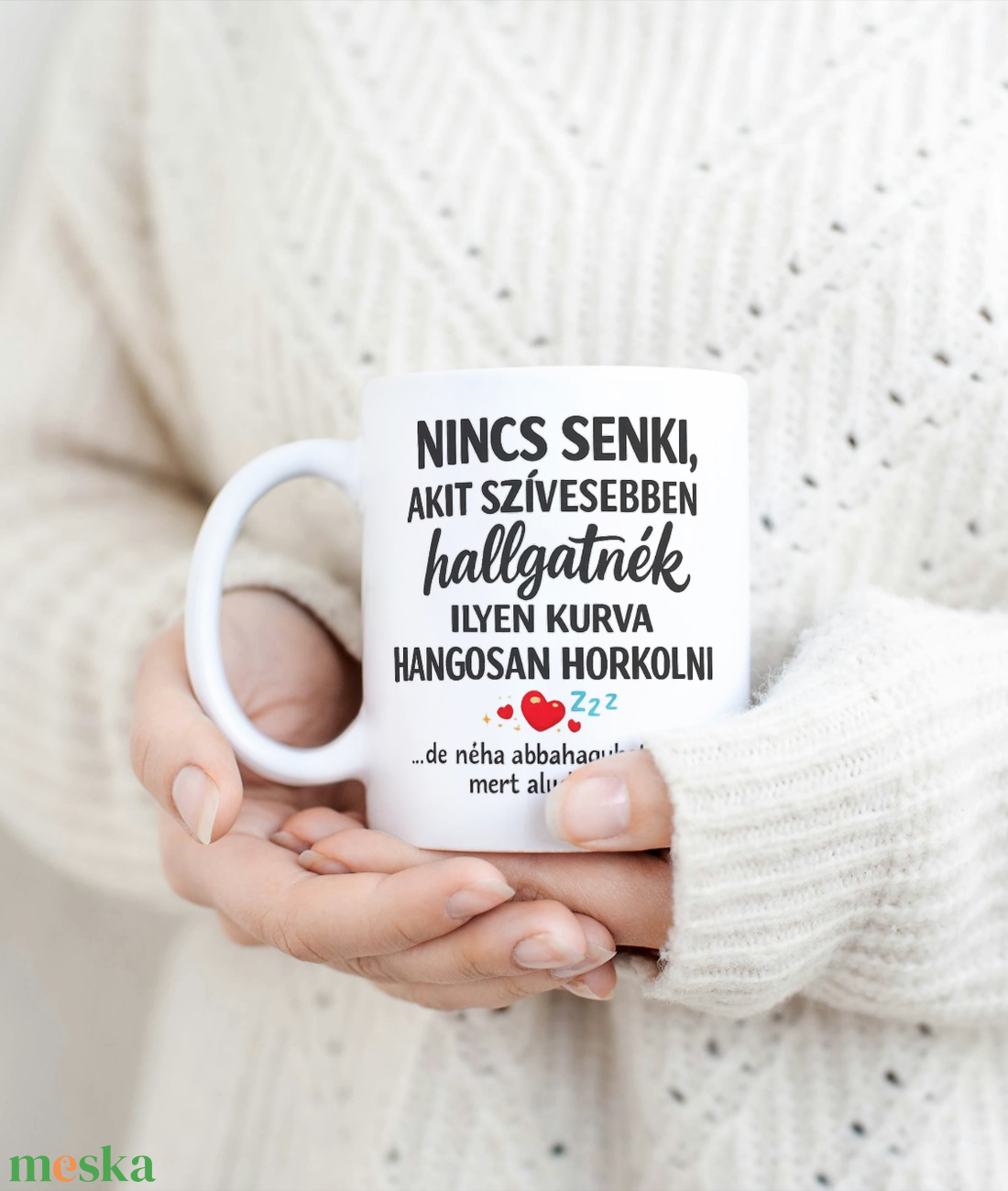 Vicces feliratos bögre � horkolós ajándék pároknak, humoros bögre - otthon & életmód - konyhafelszerelés, tálalás - tálalás - bögre & csésze - Meska.hu