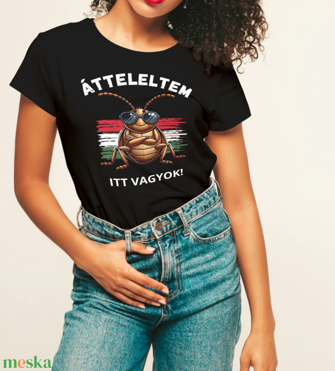 Poloska póló női - ruha & divat - női ruha - póló, felső - Meska.hu