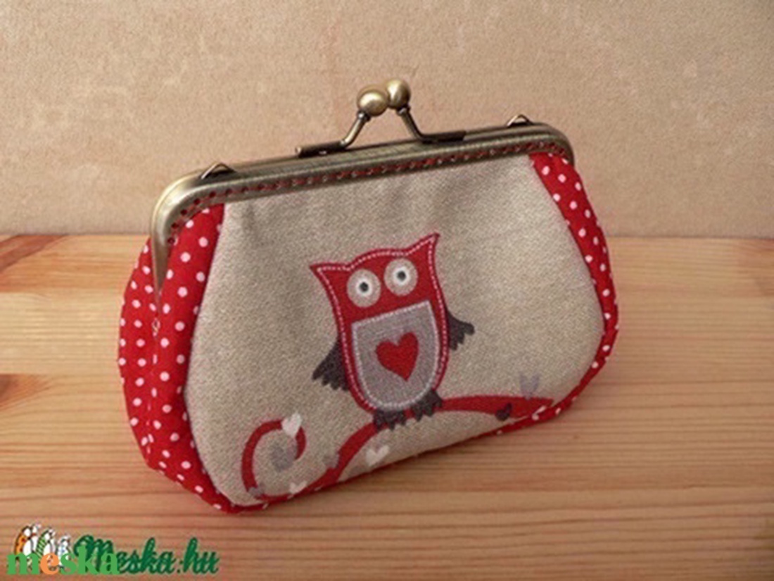 Baglyos pénztárca - táska & tok - pénztárca & más tok - pénztárca - női pénztárca - Meska.hu