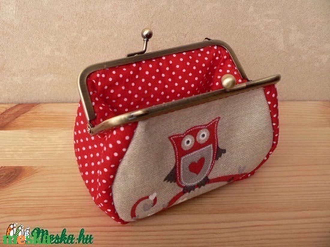 Baglyos pénztárca - táska & tok - pénztárca & más tok - pénztárca - női pénztárca - Meska.hu