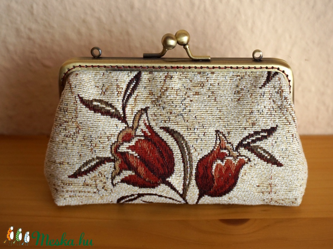 Virágos neszi  - táska & tok - pénztárca & más tok - pénztárca - Meska.hu