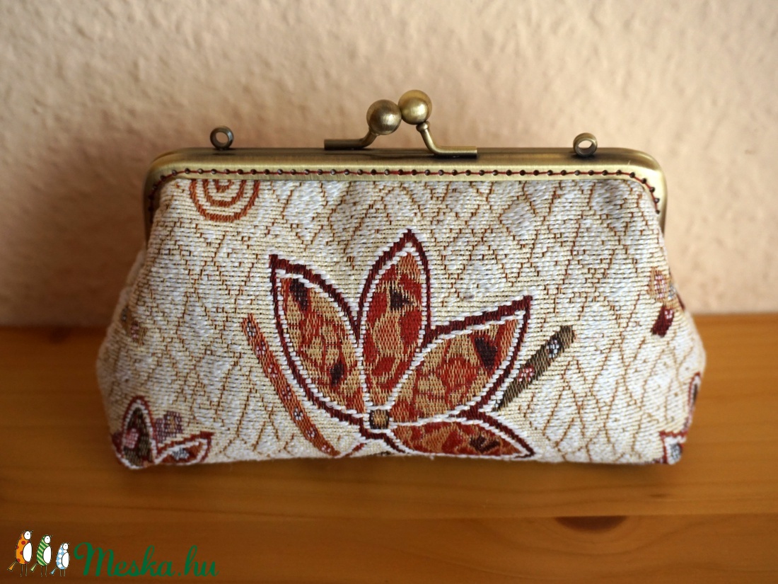 Virágos neszi  - táska & tok - pénztárca & más tok - pénztárca - Meska.hu
