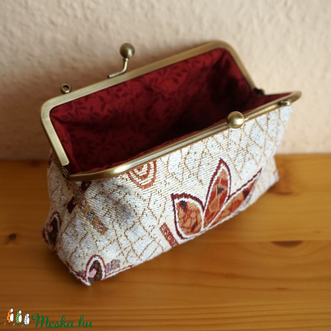 Virágos neszi  - táska & tok - pénztárca & más tok - pénztárca - Meska.hu