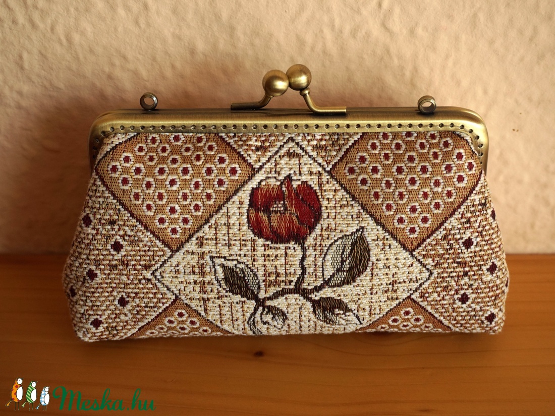 Virágos neszi  - táska & tok - pénztárca & más tok - pénztárca - Meska.hu