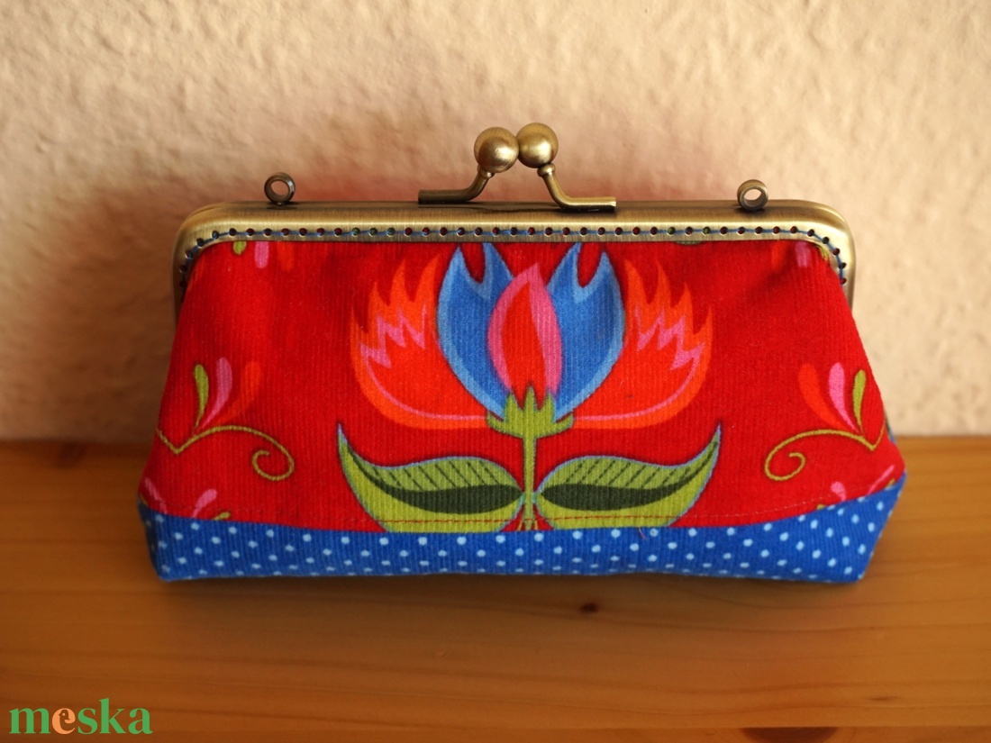Virágos neszi  - táska & tok - pénztárca & más tok - pénztárca - Meska.hu