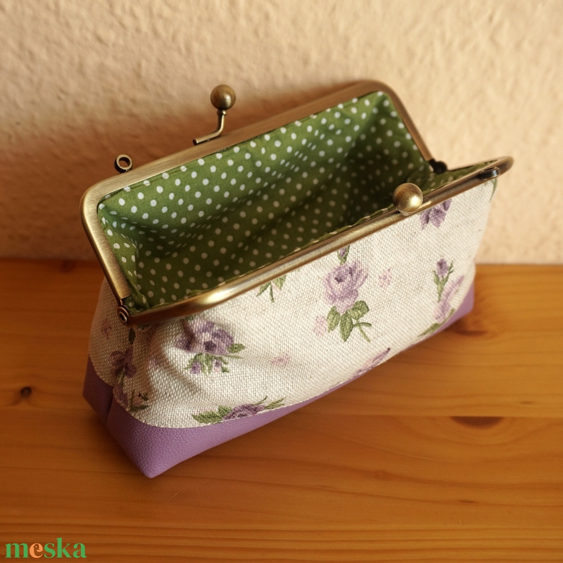 Virágos neszi  - táska & tok - pénztárca & más tok - pénztárca - Meska.hu