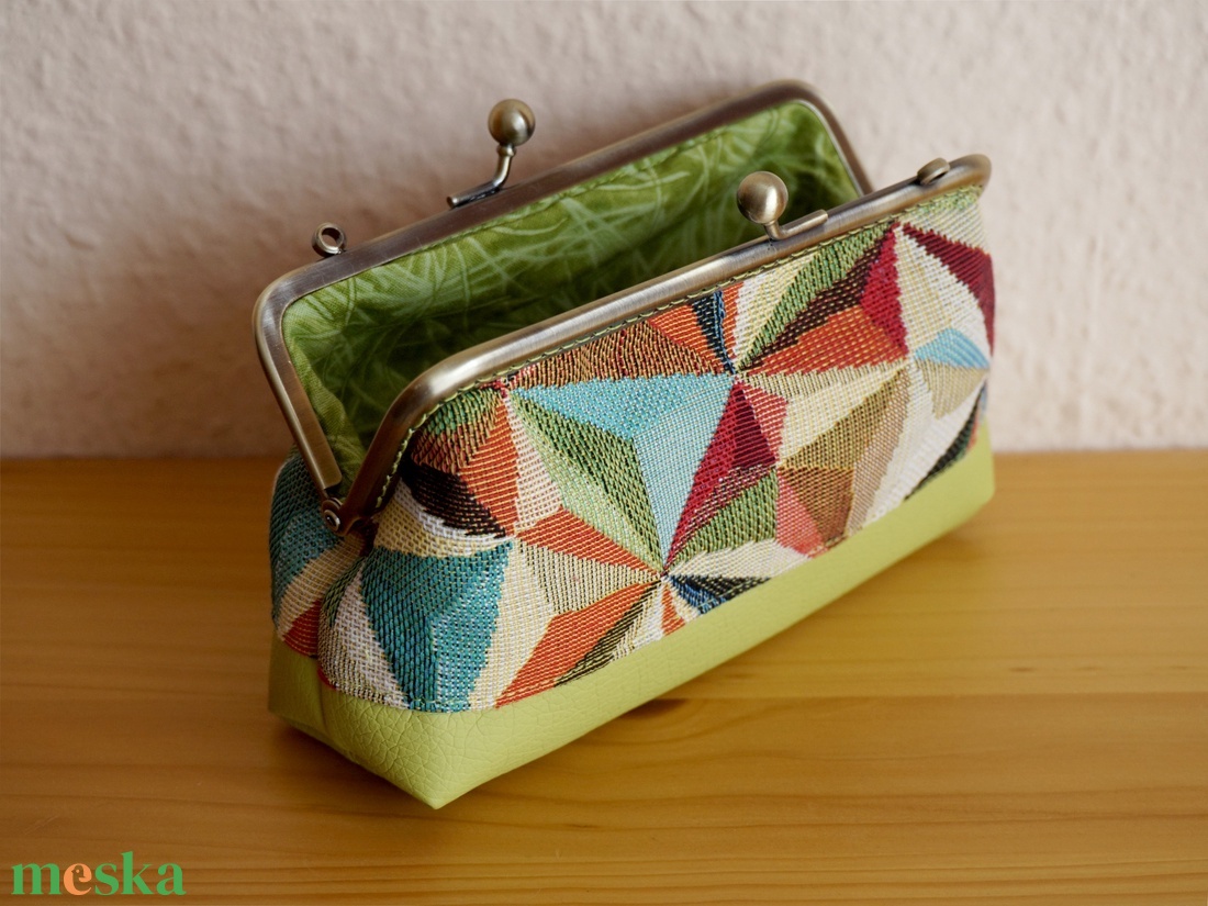  Színesen zöld neszi  - táska & tok - neszesszer - Meska.hu