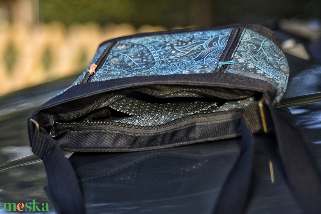 Mintás válltáska - táska & tok - kézitáska & válltáska - vállon átvethető táska - Meska.hu