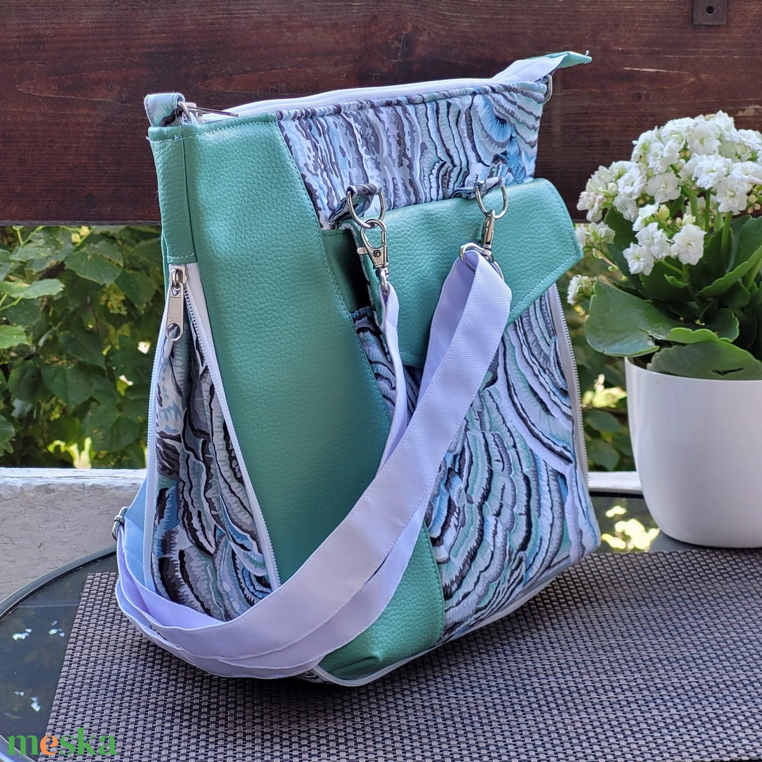 Kőmintás hátizsák és vagy táska 3 az 1-ben - táska & tok - variálható táska - Meska.hu