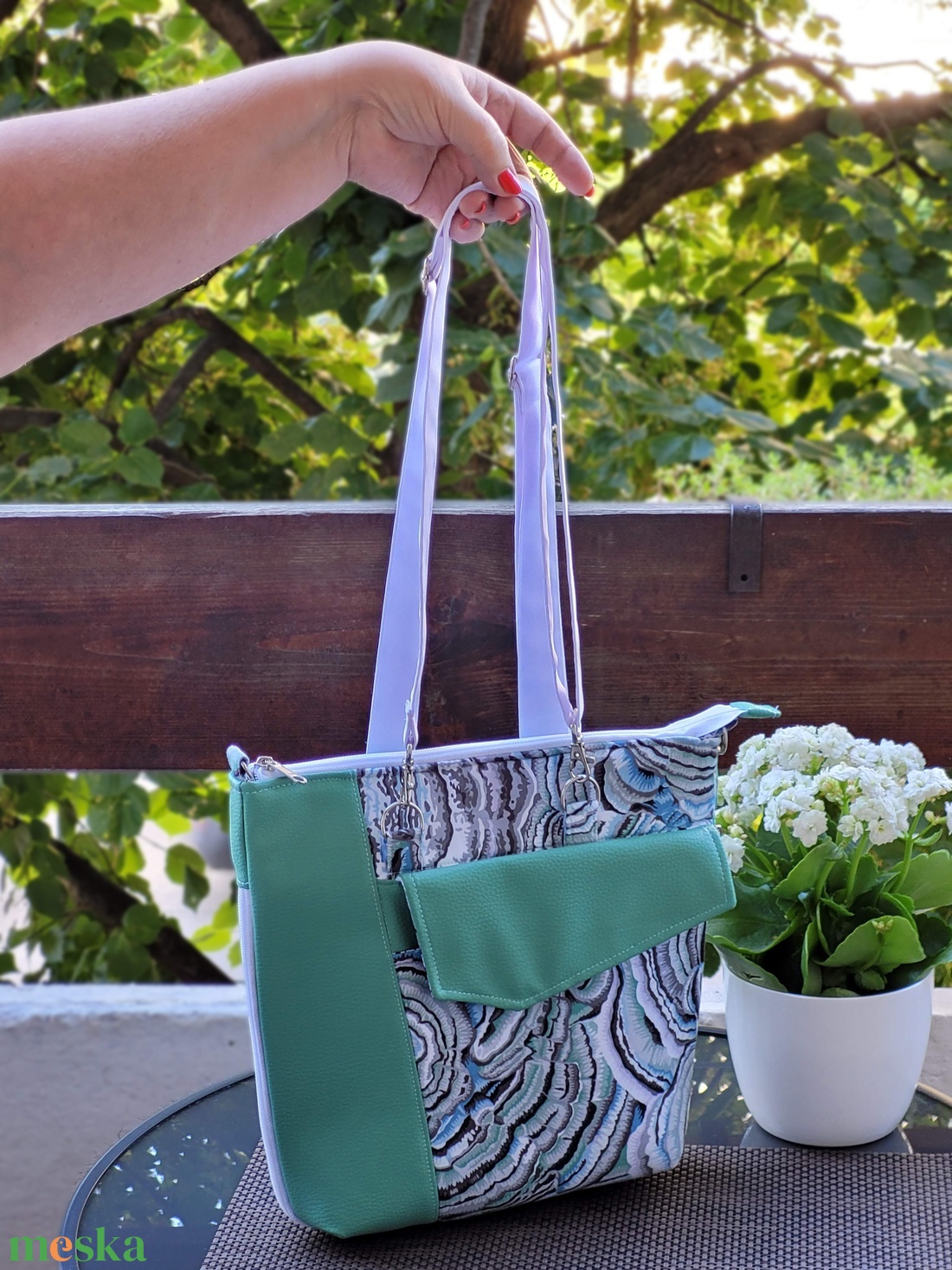 Kőmintás hátizsák és vagy táska 3 az 1-ben - táska & tok - variálható táska - Meska.hu