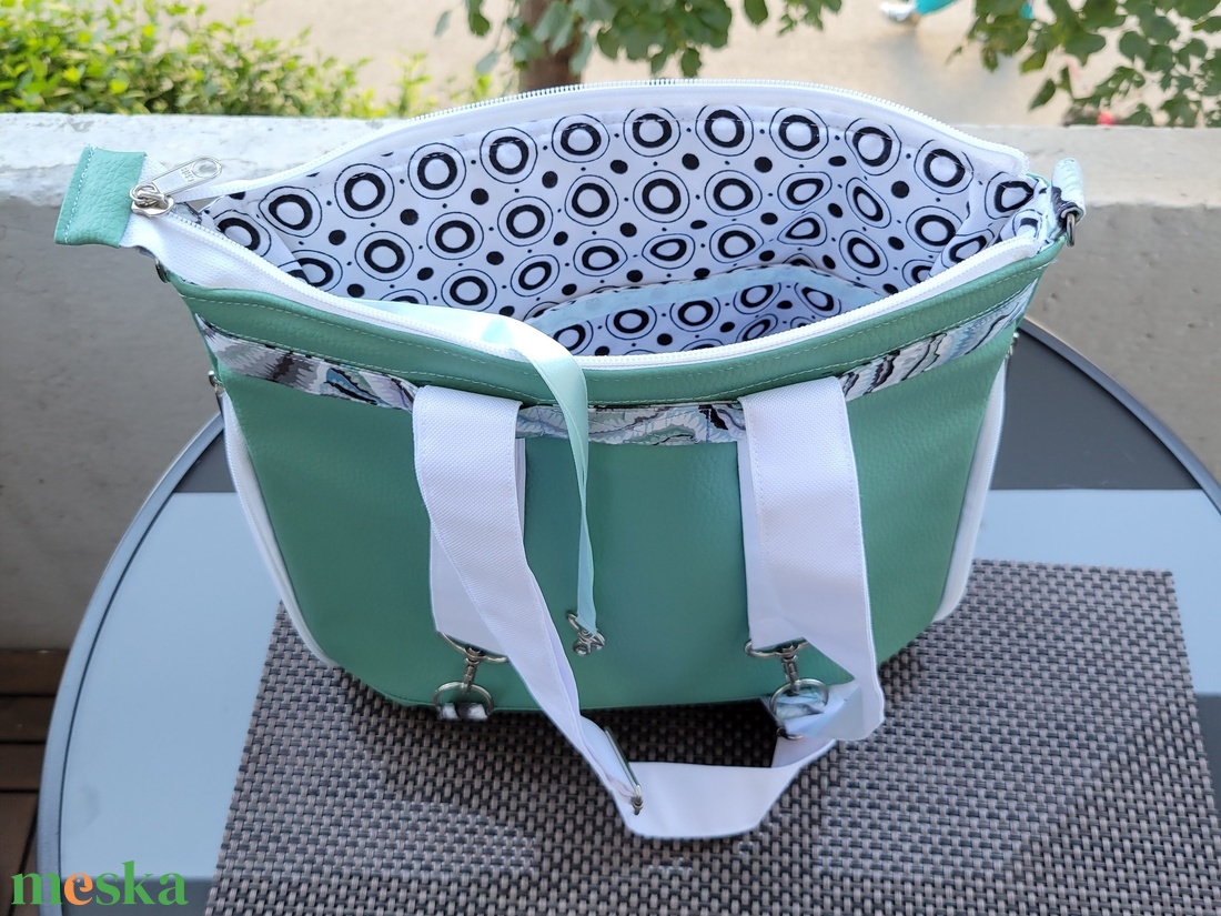 Kőmintás hátizsák és vagy táska 3 az 1-ben - táska & tok - variálható táska - Meska.hu