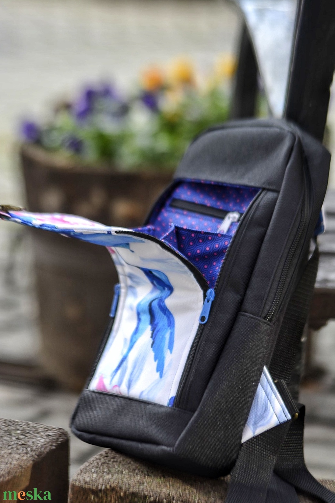 Oldal hátizsák - táska & tok - hátizsák - kishátizsák - Meska.hu