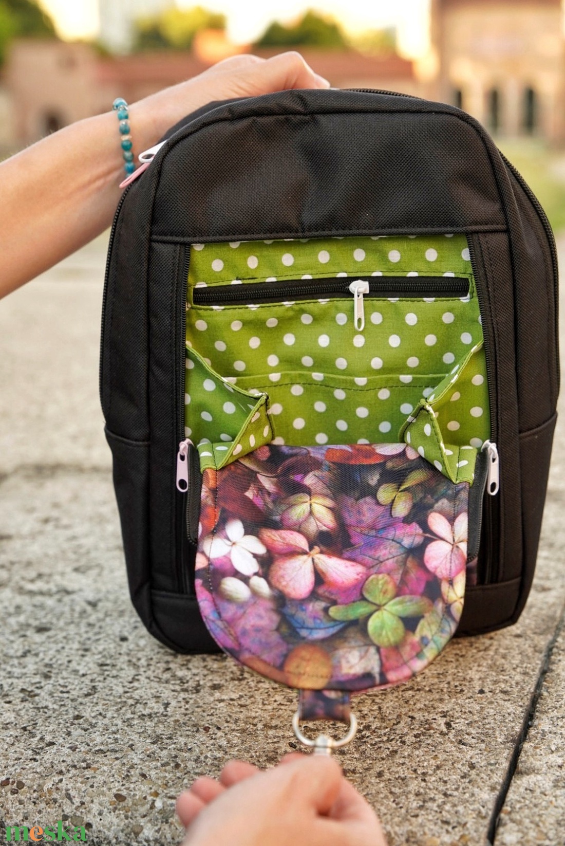 Oldal hátizsák - táska & tok - hátizsák - kishátizsák - Meska.hu