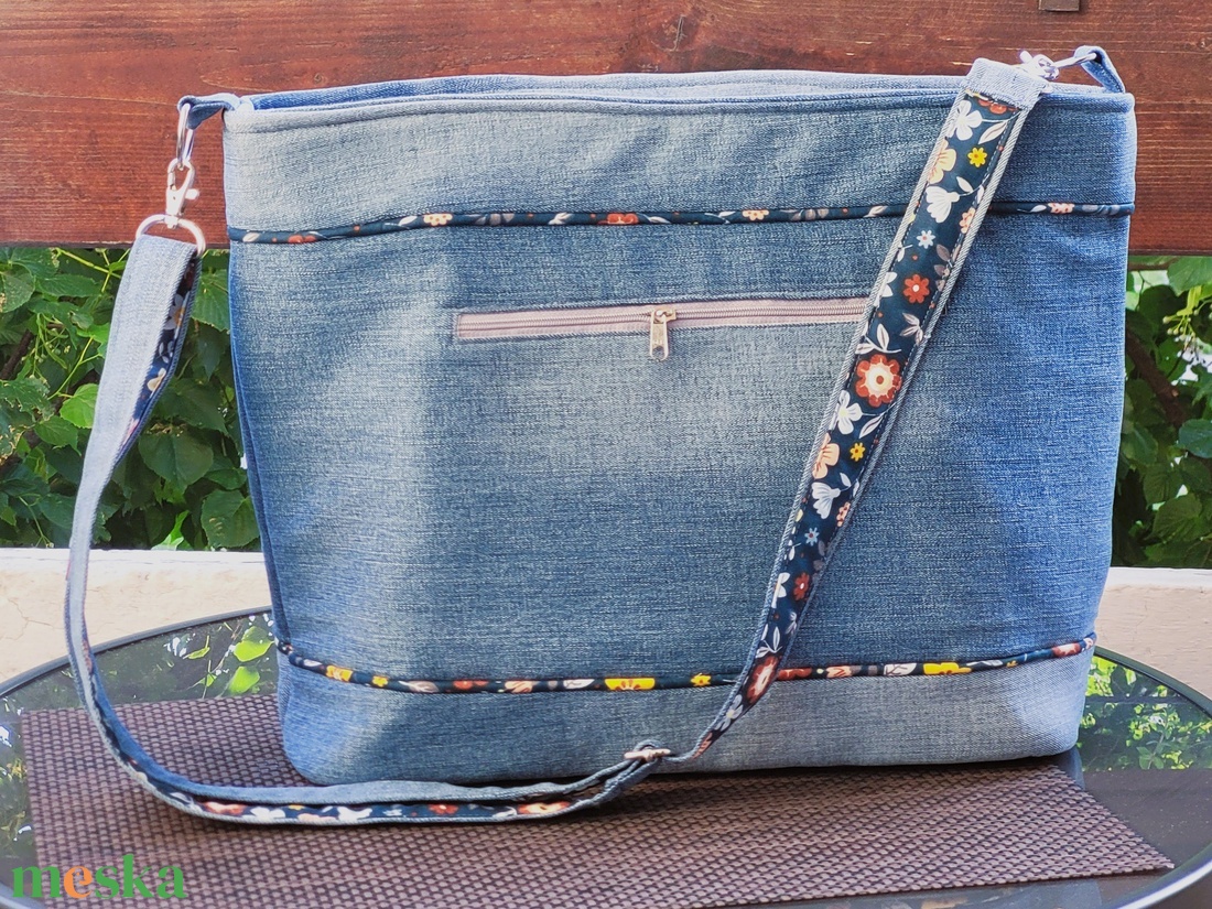 Farmer mintás válltáska - táska & tok - kézitáska & válltáska - vállon átvethető táska - Meska.hu