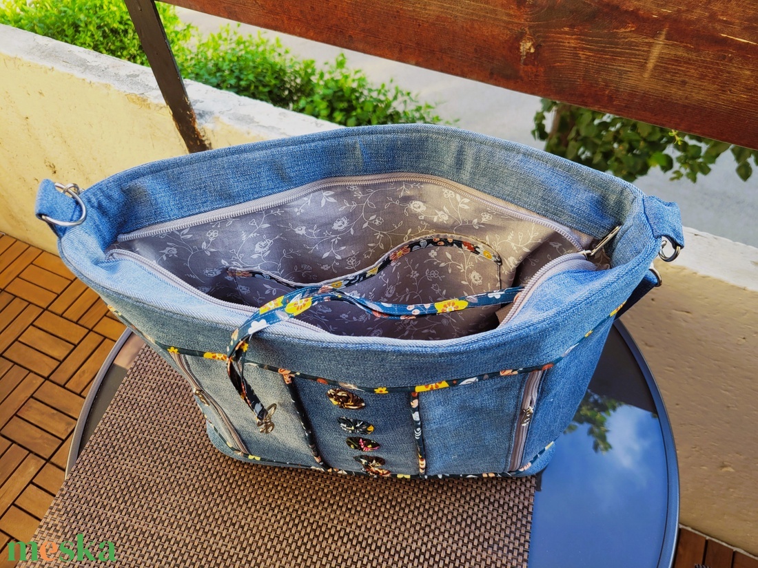 Farmer mintás válltáska - táska & tok - kézitáska & válltáska - vállon átvethető táska - Meska.hu