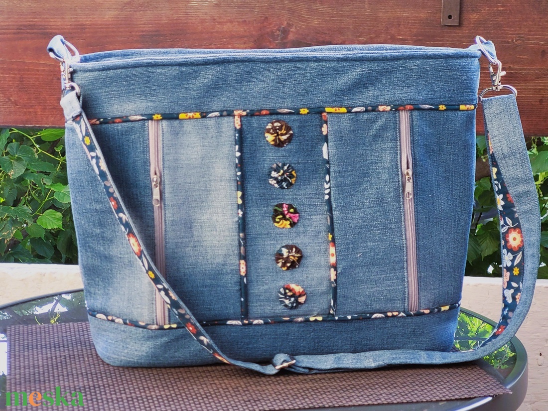 Farmer mintás válltáska - táska & tok - kézitáska & válltáska - vállon átvethető táska - Meska.hu