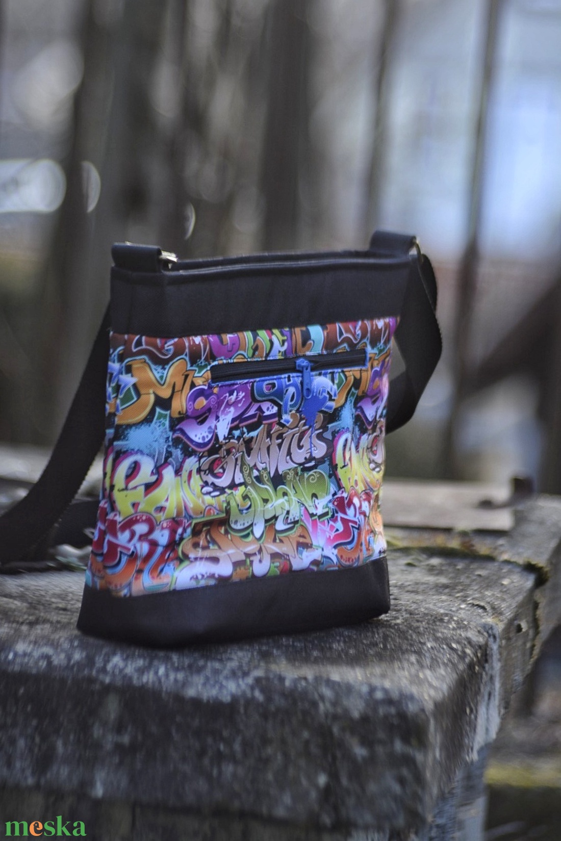 Mintás válltáska - táska & tok - kézitáska & válltáska - vállon átvethető táska - Meska.hu