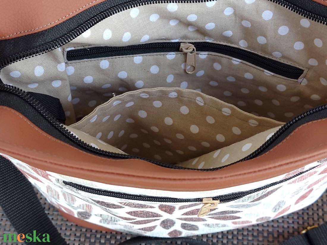  Mintás válltáska - táska & tok - kézitáska & válltáska - vállon átvethető táska - Meska.hu