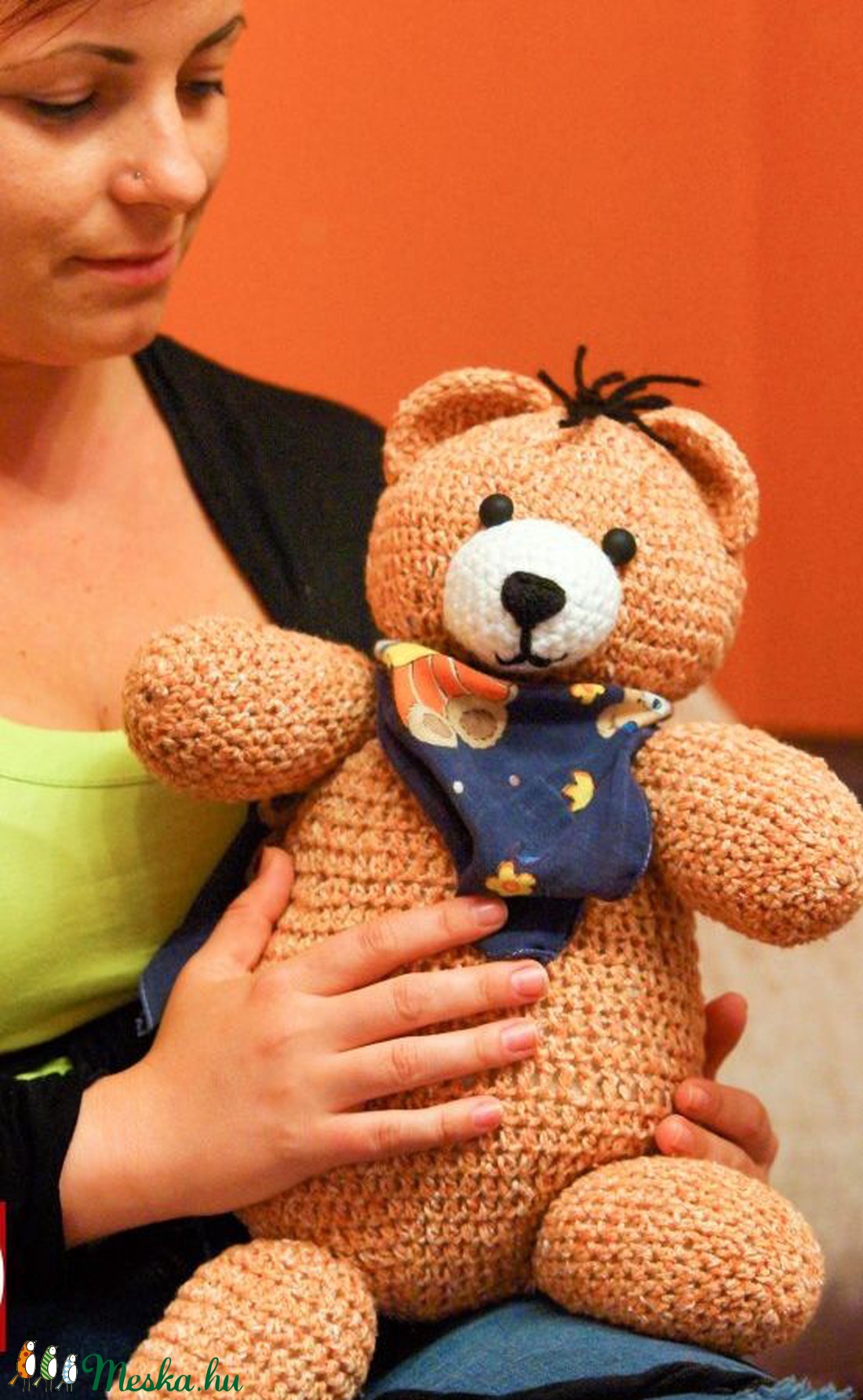 Horgolt mackó otthonra vár - - Meska.hu Horgolt mackó otthonra vár - - Meska.hu