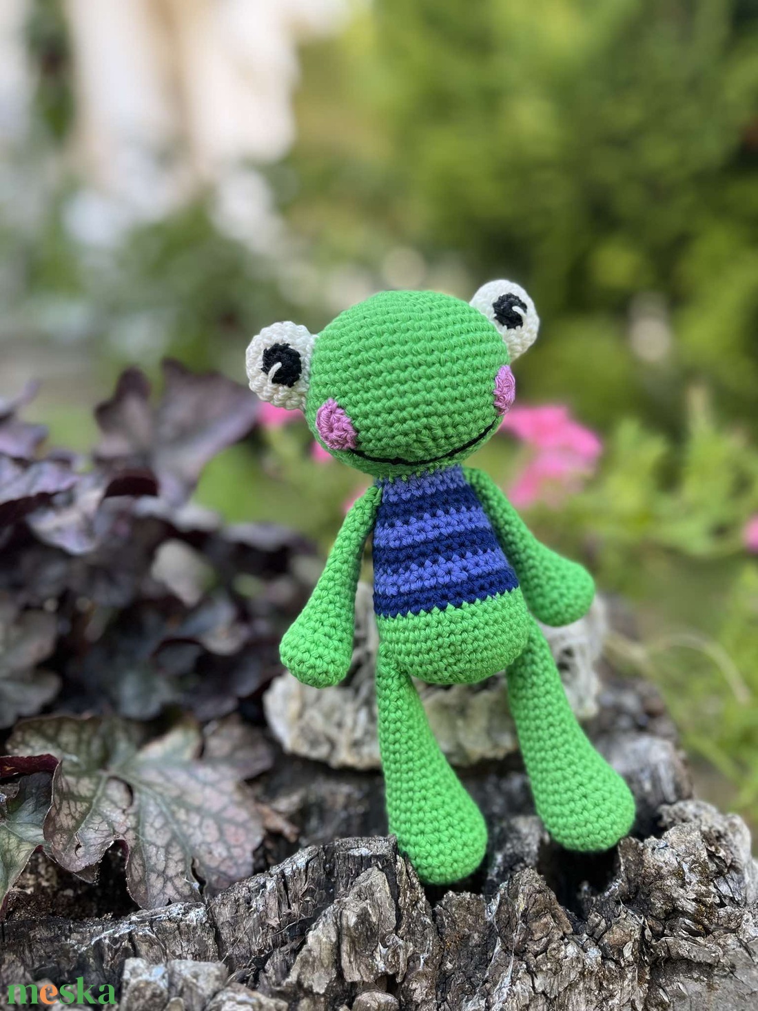 Horgolt leveli béka amigurumi figura - játék & sport - plüssállat & játékfigura - béka - Meska.hu Horgolt leveli béka amigurumi figura - játék & sport - plüssállat & játékfigura - béka - Meska.hu