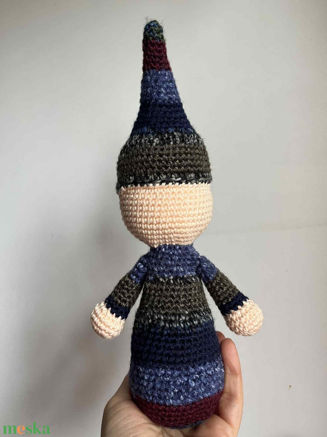 Horgolt szundi manó - baba - mama - baba játékok - szundikendő, alvóka - Meska.hu