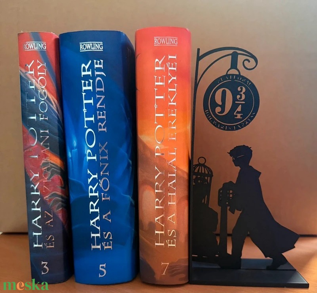 Harry Potter könyvtámasz - otthon & életmód - dekoráció - asztal és polc dekoráció - könyvtámasz - Meska.hu