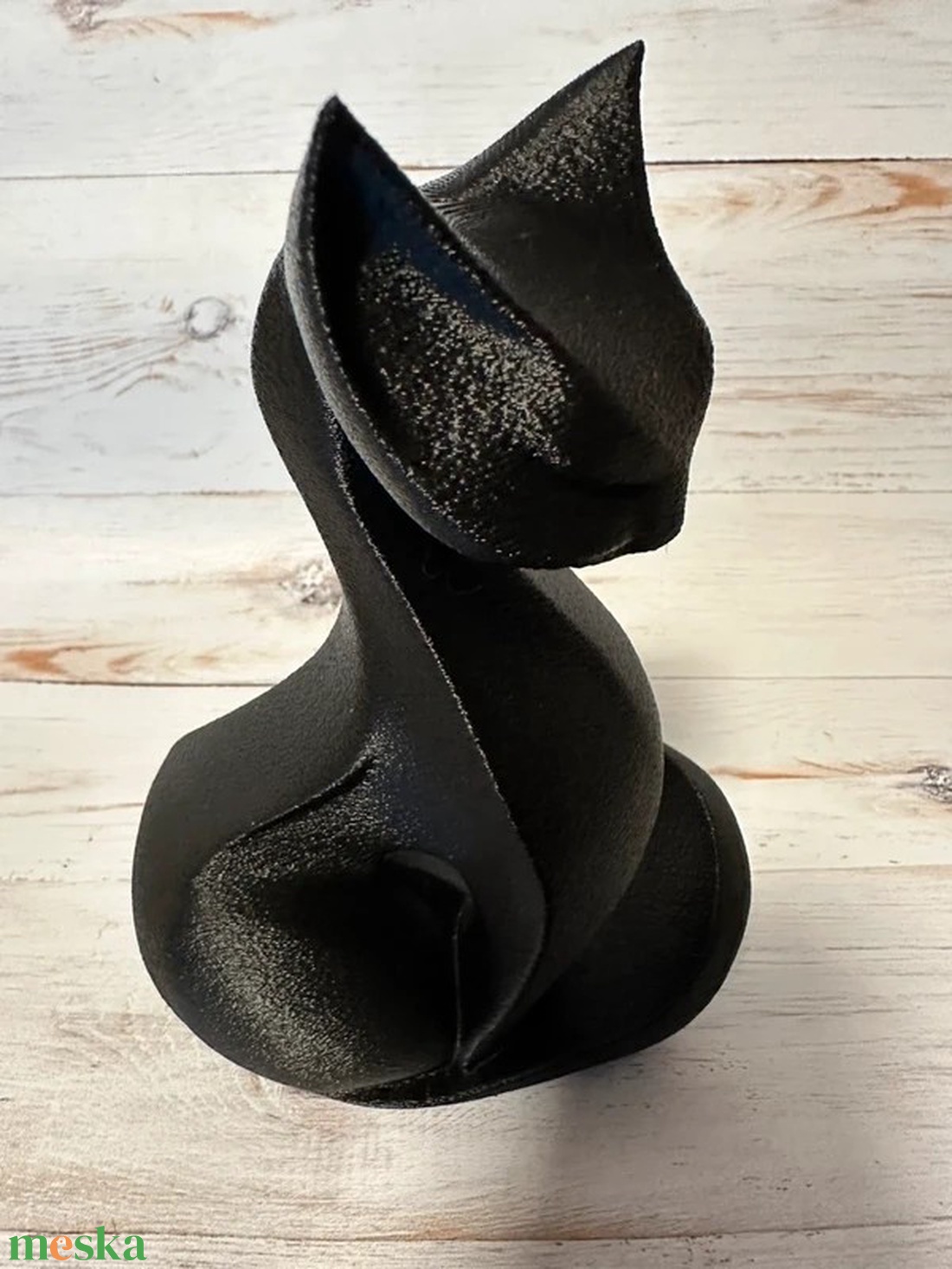 Elegáns, modern cica szobor - otthon & életmód - dekoráció - dísztárgy - Meska.hu