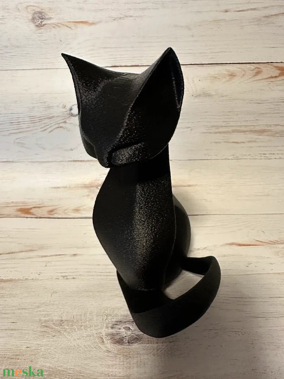 Elegáns, modern cica szobor - otthon & életmód - dekoráció - dísztárgy - Meska.hu