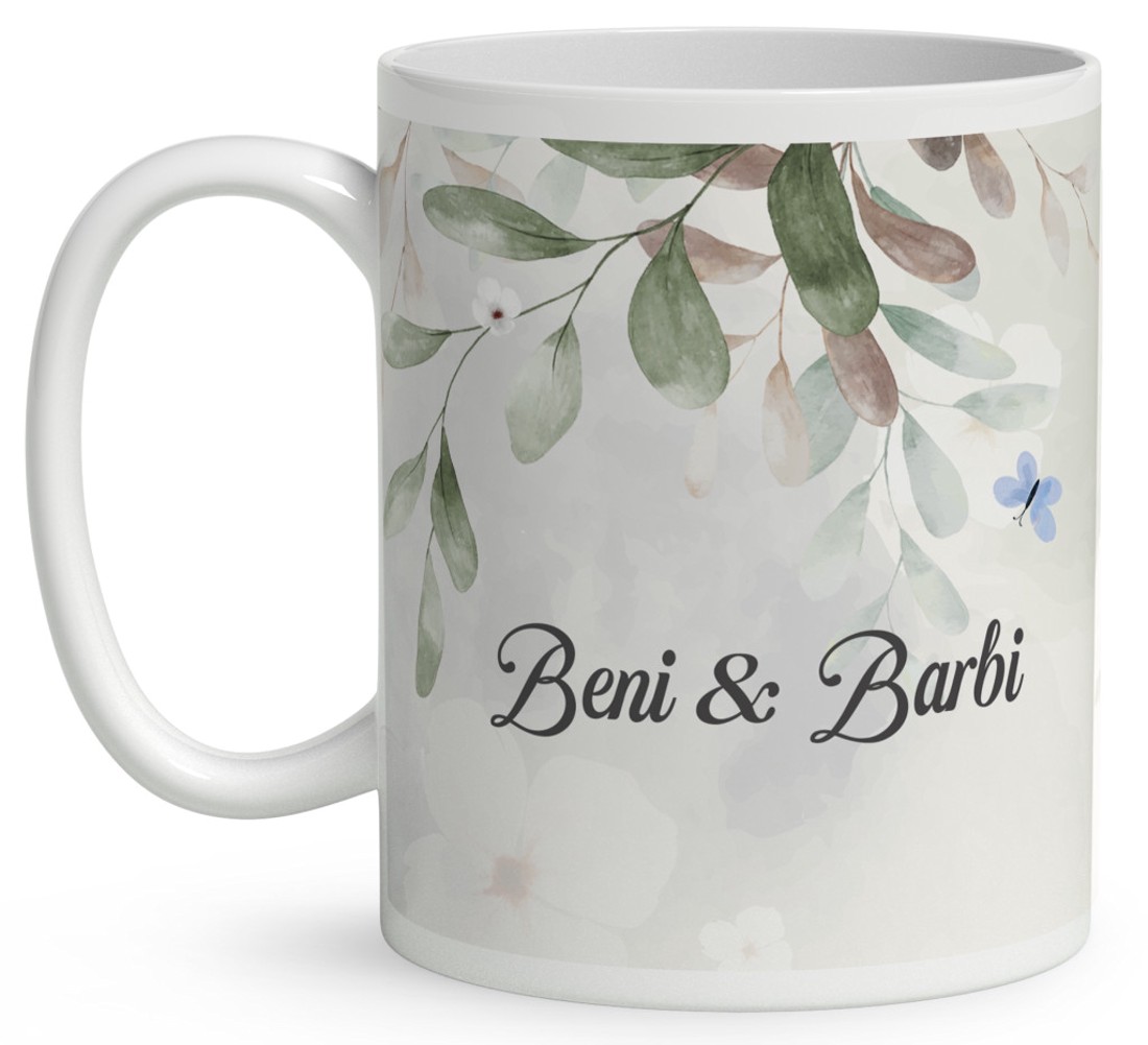 Névvel kérhető - Capybara és a kölykök mintás bögre - otthon & életmód - konyhafelszerelés, tálalás - tálalás - bögre & csésze - Meska.hu