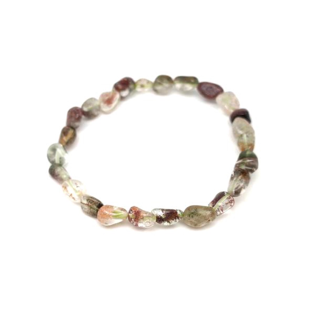 Tibeti kvarc pebble karkötő AB 6-10mm - ékszer - karkötő - ásványkarkötő - Meska.hu