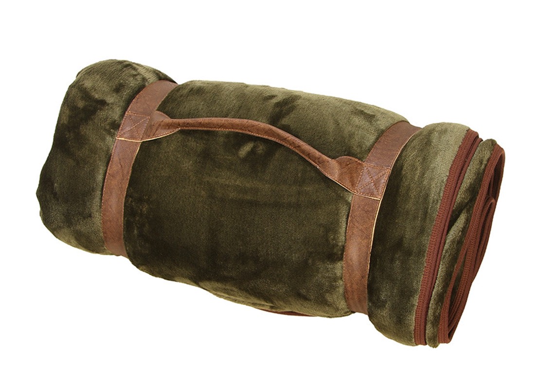 Vadász Horgász duplarétegű Flanel Fleece takaró hordozóval 145x200 - otthon & életmód - lakástextil - felnőtt takaró, pléd - Meska.hu