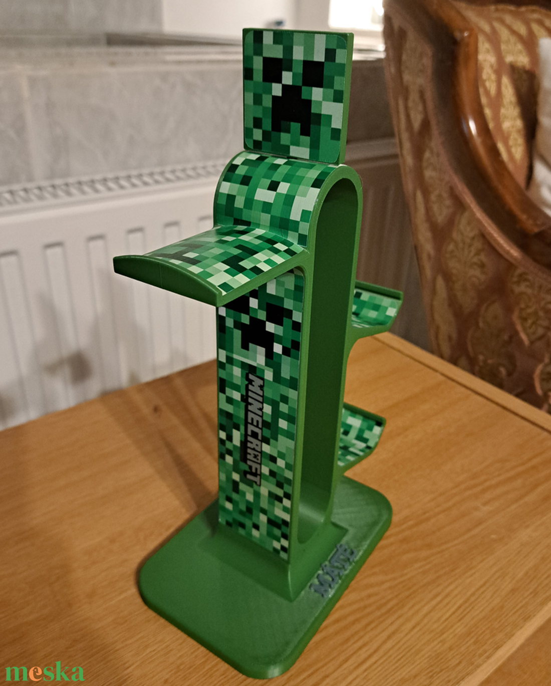 Minecraft fejhallgató és kontroller állvány - otthon & életmód - tárolás & rendszerezés - kontroller tartók - Meska.hu