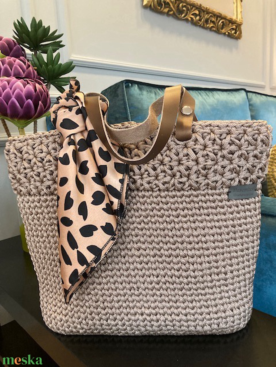 Horgolt kézitáska - táska & tok - kézitáska & válltáska - kézitáska - Meska.hu